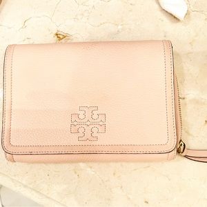 Blush Tory Burch Crossbody Convertable Clutch